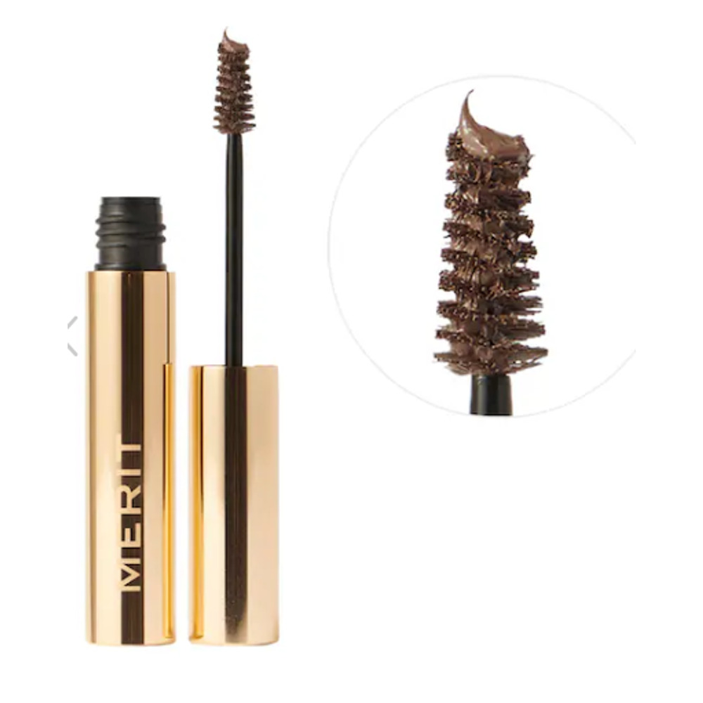 MERIT Brow 1980 Volumizing Tinted Eyebrow Gel-Pomade, BROWN / NIB